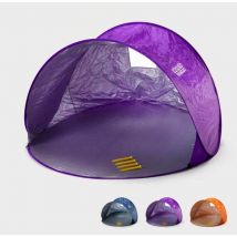 Beach And Garden Design - Tente de plage 2 places pare-solei abri camping tendafacile - Pourpre