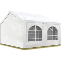 Carpasol - Tente Barnum de Réception 3x5 m pe 450 n Bâches blanc / Jardin Tonnelle Pavillon Chapiteau