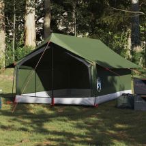 Tente de camping 2 personnes vert olive imperméable vidaXL251607