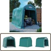 Tente de garage pvc 1,6x2,4 m Vert - Tents De Garage - Abri Voiture - Stockage Exterieur - Protection Contre Les Intempéries - Abri Vert