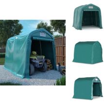 Tente de garage pvc 2,4x2,4 m Vert - Tents De Garage - Abri Voiture - Stockage Exterieur - Protection Contre Les Intempéries - Abri Pvc