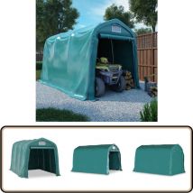 Tente de garage pvc 2,4x3,6 m Vert - Tents De Garage - Abri Voiture - Stockage Exterieur - Protection Contre Les Intempéries - Abri Vert