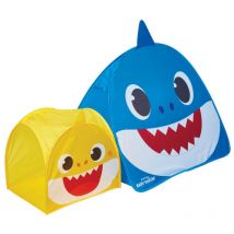 Moose Toys - Tente de jeu pop-up 2 compartiments - Baby Shark
