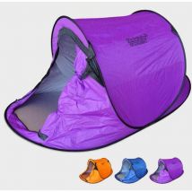 Beach And Garden Design - Tente 2 places de plage camping protection uv tendafacile xl - Pourpre