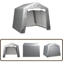 Tente de rangement 240x240 cm Acier Gris - Abri De Jardin - Abri Extérieur - Stockage Extérieur - Tente De Rangement - Tente Extérieure