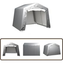 Tente de rangement 300x300 cm Acier Gris - Abri De Jardin - Abri Extérieur - Stockage Extérieur - Tente De Rangement - Tente Extérieure