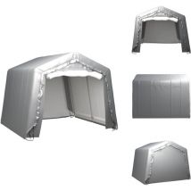 Tente de rangement 300x300 cm Acier Gris - Abri De Jardin - Abri Extérieur - Stockage Extérieur - Tente De Rangement - Tente Extérieure