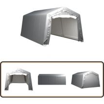 Tente de rangement 300x600 cm Acier Gris - Abri De Jardin - Abri Extérieur - Stockage Extérieur - Tente De Rangement - Tents De Jardin