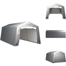 Tente de rangement 300x600 cm Acier Gris - Abri De Jardin - Abri Extérieur - Stockage Extérieur - Tente De Rangement - Tents De Jardin