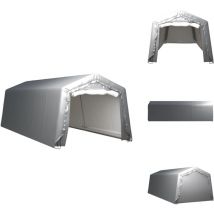 Tente de rangement 300x750 cm Acier Gris - Abri De Jardin - Abri Extérieur - Stockage Extérieur - Tente De Rangement - Tents De Jardin