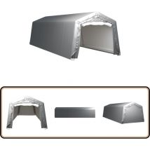 Tente de rangement 300x900 cm Acier Gris - Abri De Jardin - Abri Extérieur - Stockage Extérieur - Tente De Rangement - Tente Extérieure