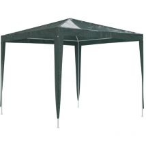 Bonnevie - Tente de réception Tonnelle de Jardin - Rapide à Installer professionnelle 2,5x2,5 m Vert 90 g/m² BV227019