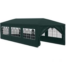 Tente de réception 3 x 9 m Vert