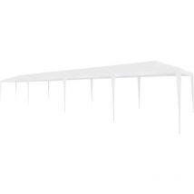 Tente de réception 3x12 m pe Blanc