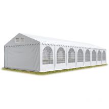5x16m xxl tente de réception, pvc 800 n, h. 2,6m, blanc - Toolport