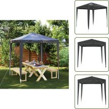 Tente de réception professionnelle 2x2 m Anthracite - Tente De Reception - Abri Extérieur - Tonnelle Jardin - Gazebo - Événement En Plein Air