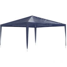 Tente de réception 4x4 m bleu