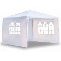 Maxxgarden - Tonnelle de Jardin 3x4 m - 12m² - Pavillon - Avec Panneaux Latéraux - Tente de Jardin Rapide à Installer - Tente de Réception - Barnum
