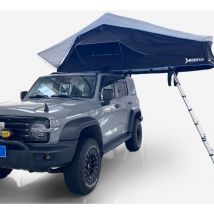 Tabouret de bar de cuisine réglable en tissu moderne Scranton - Gris foncé