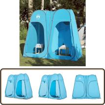 Tente d'intimité bleu escamotable imperméable - Tente D'intimité - Tente De Camping - Tente Pliable - Tente Étanche - Tente Légère