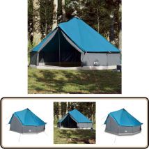 Tente familiale tipi 12 personnes bleu imperméable - Tente Famille - Tente Camping - Tente Tipi - Tente Imperméable - Tente Bleue