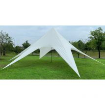 Tente forme étoile 10m Blanc