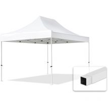 Carpasol - Tente Pliante 3x4,5m - Acier Barnum Chapiteau Pliant Tonnelle Stand Paddock Réception Abri blanc