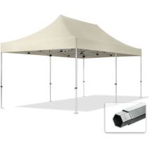 Toolport 3x6 m Tente pliante - Alu, crême