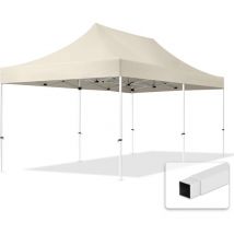 Carpasol - Tente Pliante 3x6m - Acier Barnum Chapiteau Pliant Tonnelle Stand Paddock Réception Abri crème