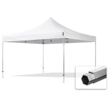 Toolport 4x4 m Tente pliante - Alu, anti-feu, blanc