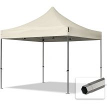 Intent24 - 3x3 m Tonnelle pliante Acier, pes 750, crème