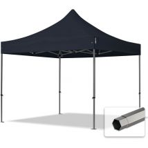 Intent24 - 3x3 m Tonnelle pliante Acier, pes 750, noir