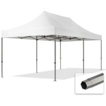 3x6 m Tonnelle pliante Acier, pes 750, blanc