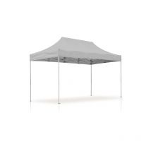 Tente pliante V3S5-Pro pvc blanc - 3 x 4m50 - Façade de droite 3m Sans, Façade arrière 4m50 Sans, Façade avant 4m50 Sans, Façade