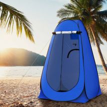 Clipop - Tente Pop-up Portable Pour Camping, Caravane, Pique-nique, Toilettes Et Douche,150x150x190cm, Bleu