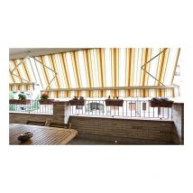 Garden Deluxe Collection - Tents Sunglas pour balcons avec kit d'édition Giallo/Beige