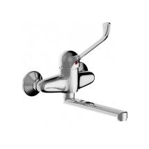 Teorema Rubinetteria - Miscelatore Lavello Gruppo a Muro Con Leva Clinica - Serie: Golf Plus