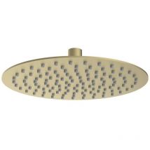 Teorema Rubinetteria - Teorema - Soffione Doccia Tondo slim 250mm Soft Brass