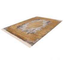 Teppich 170x120, Design E109E in Goldfarben - Komfort und Eleganz für Ihr Interieur