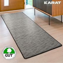 Floordirekt - Teppich-Läufer auf Maß Geneva Anthrazit 100 x 350 cm