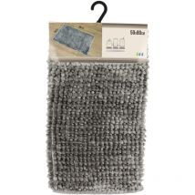 Teppich aus mikrofaser satin chenille 50x80cm - hellgrau Tendance
