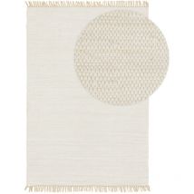 Teppich aus recyceltem Material Tom Cream 70x120 cm benuta Flauschig Weich