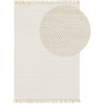 Teppich aus recyceltem Material Tom Cream 60x100 cm benuta Flauschig Weich