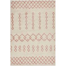 Teppich Buxar Beige 140 X 200 Cm Baumwolle