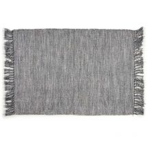 Giftdecor - Fransenteppich, 100% Baumwolle, 180 x 120 cm