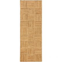 Teppich Juno Hellbraun 70x200 cm