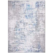Luxor Living Teppich Punto creme-blau, 80 x 150 cm modische Teppiche