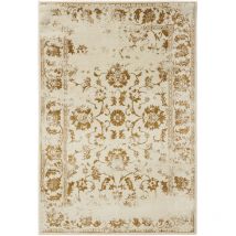 Teppich Suki Cream/Gelb 200x300 cm benuta Flauschig Weich