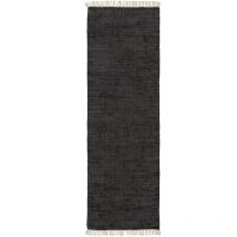 Teppich Toledo Schwarz 70x200 cm