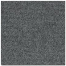 Teppichfliesen Basel Selbstliegend Grau 73 50 x 50 cm